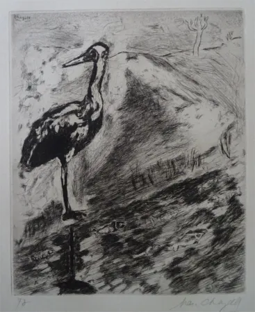 Ets Chagall - Le Heron