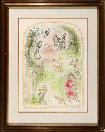 Lithografie Chagall - Le jardin de pomone (The Garden of Pomona)