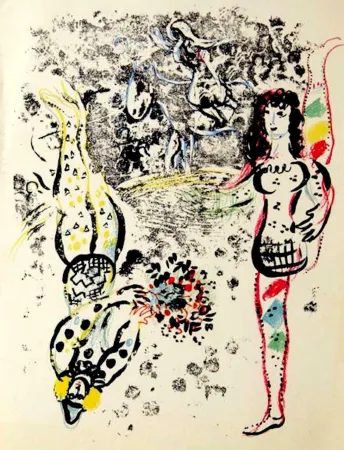 Lithografie Chagall - Le Jeu des Acrobates