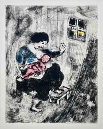 Ets Chagall - Le Loup, la Mère et l'Enfant