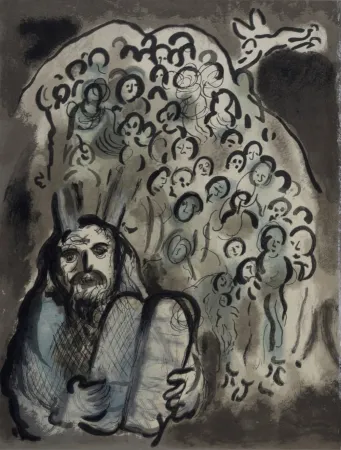 Lithografie Chagall - Le message biblique