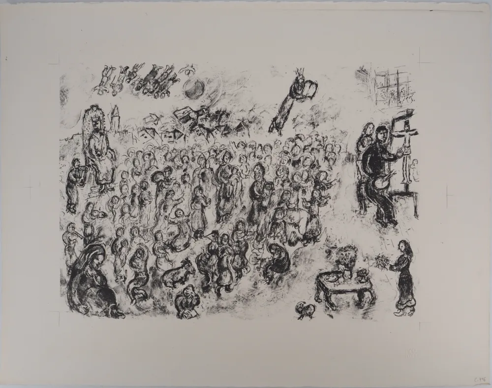 Lithografie Chagall - Le monde de la Bible