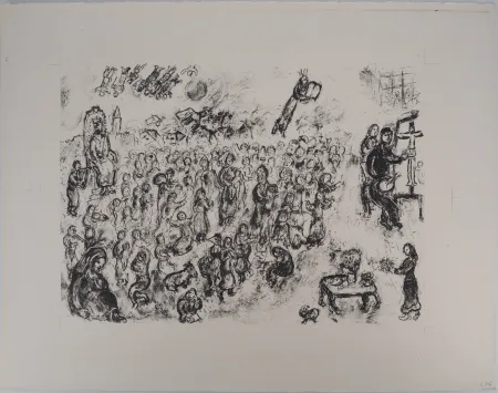 Lithografie Chagall - Le monde de la Bible