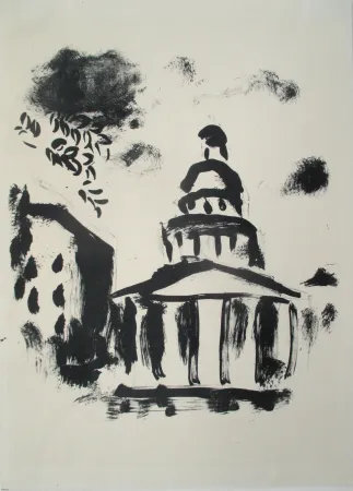Lithografie Chagall - Le Pantheon