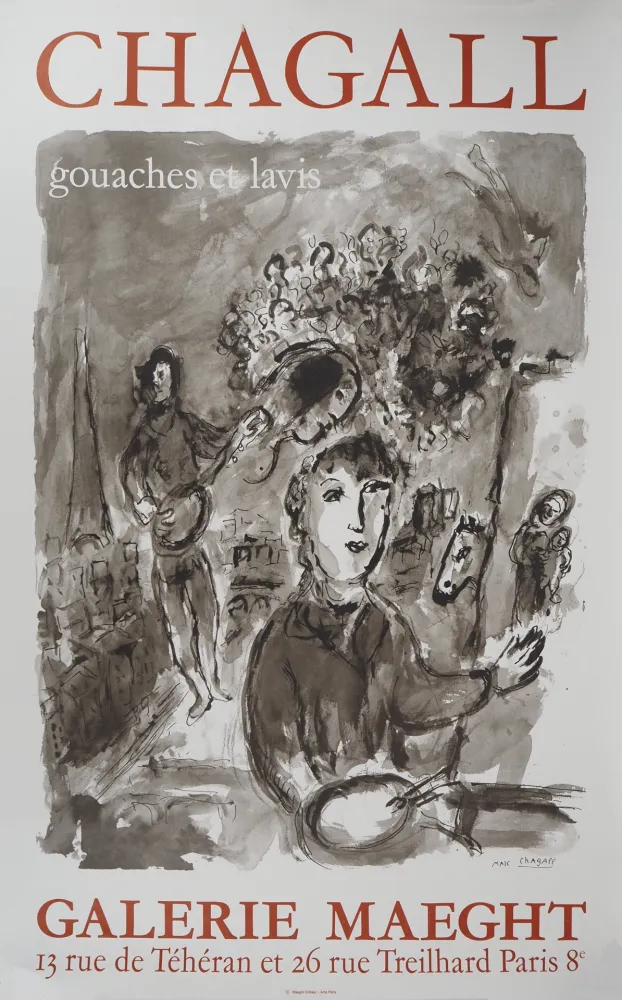 Geïllustreerd Boek Chagall - Le peintre dans l'atelier à Paris