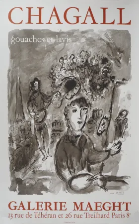 Geïllustreerd Boek Chagall - Le peintre dans l'atelier à Paris