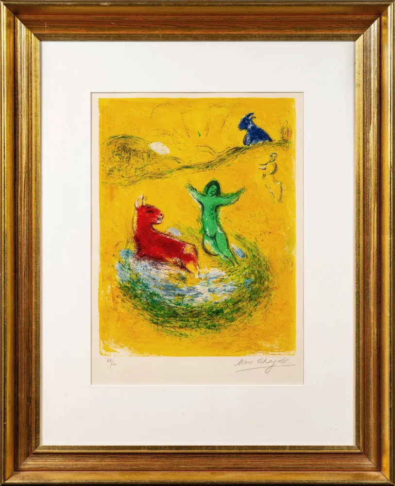 Lithografie Chagall - Le piège à loups (The Wolf Trap)