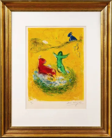 Lithografie Chagall - Le piège à loups (The Wolf Trap)