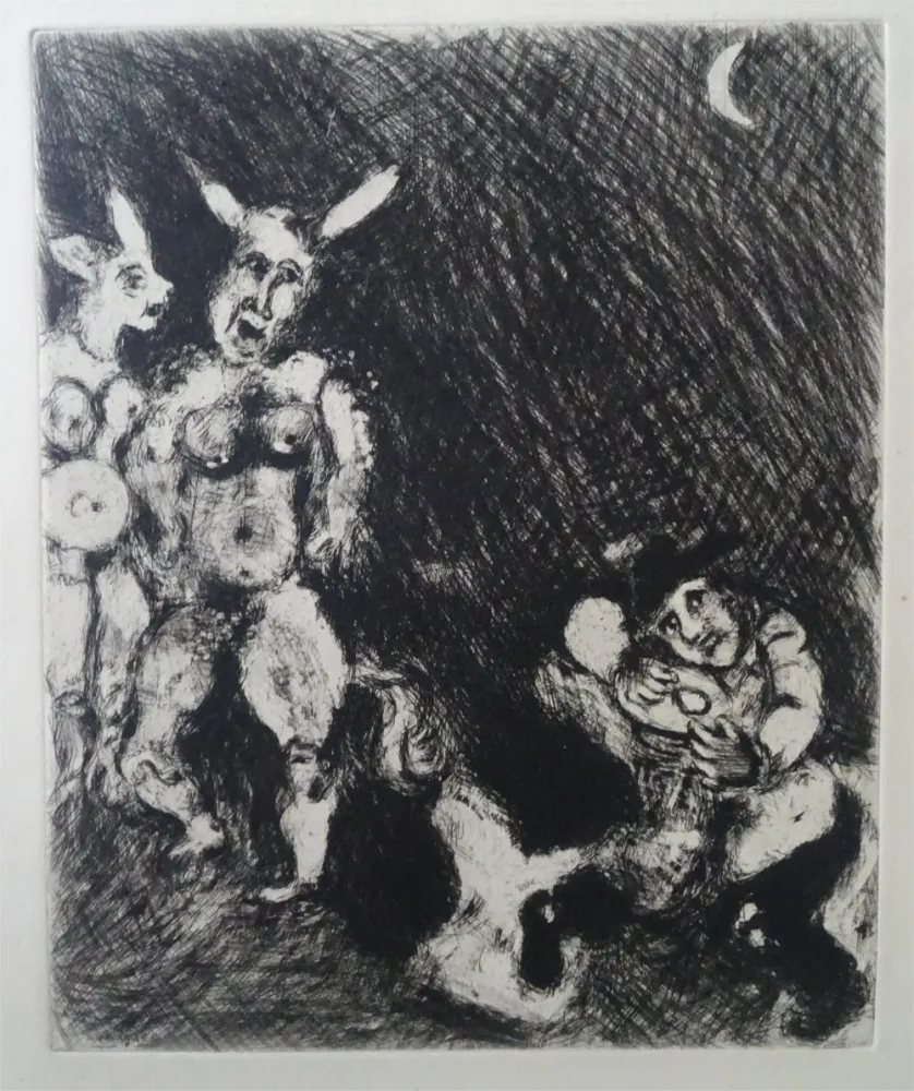 Ets Chagall - Le Satyr et le passant