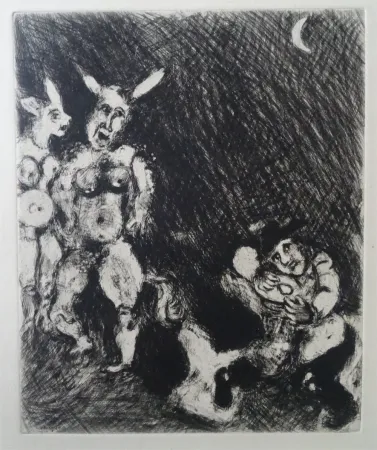 Ets Chagall - Le Satyr et le passant