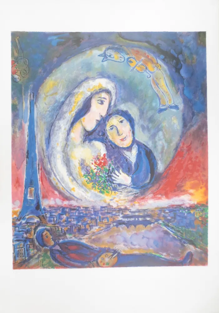 Lithografie Chagall - Le songe