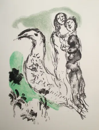 Lithografie Chagall - L'Elegie des Alizes, Frontispice
