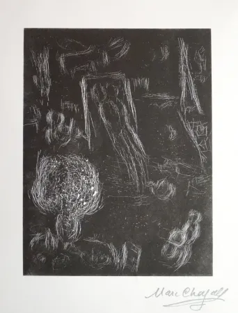 Linosnede Chagall - L'envol