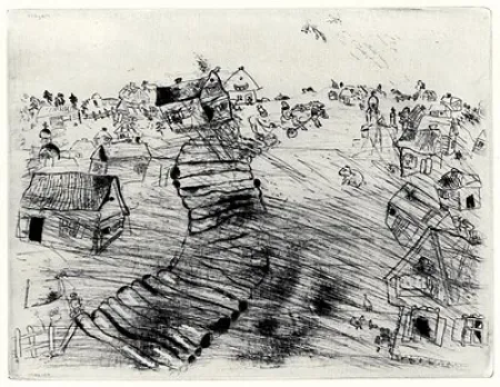 Ets Chagall - Les Ames Mortes