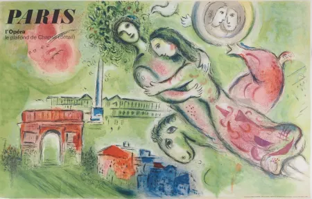 Geïllustreerd Boek Chagall - Les amoureux de l'Opéra