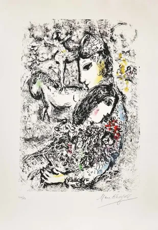 Lithografie Chagall - Les enchanteurs