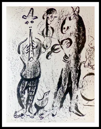 Lithografie Chagall - LES SALTIMBANQUES