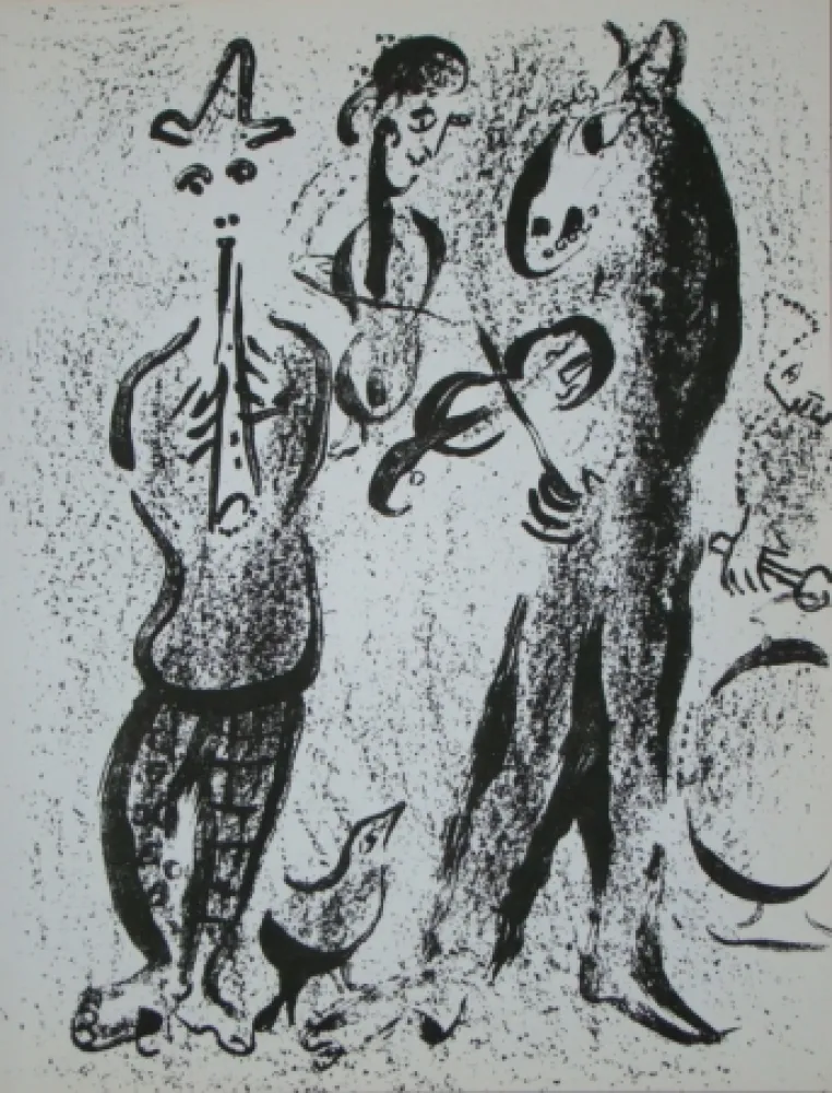 Lithografie Chagall - Les Saltimbanques