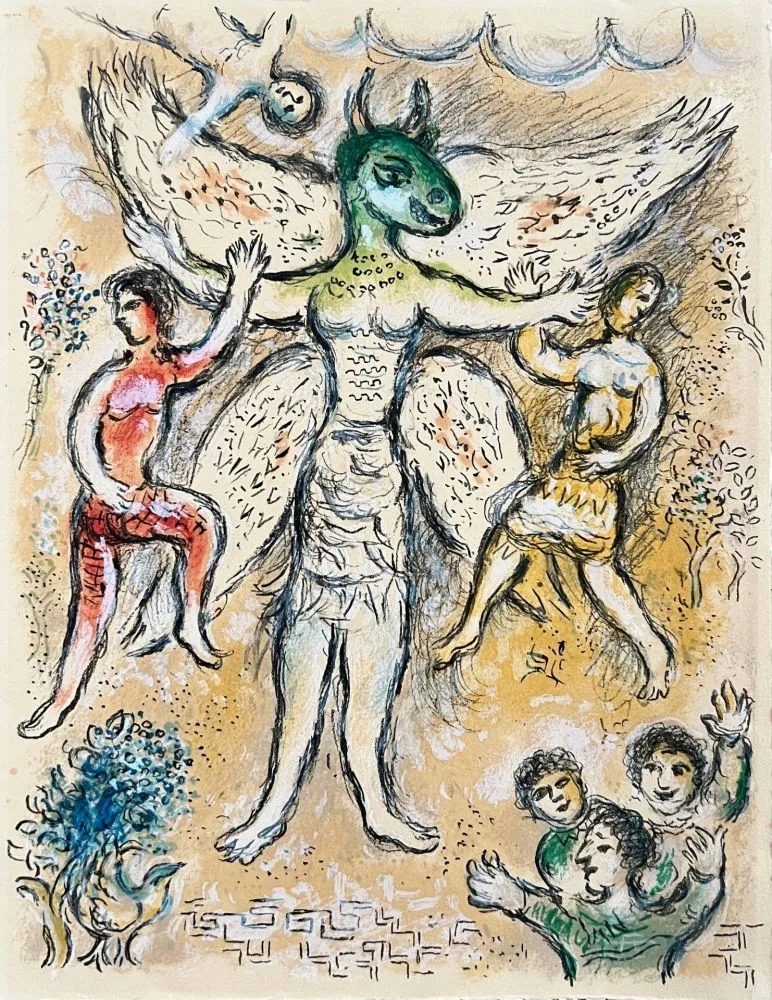 Lithografie Chagall - L'Odyssée, Planche 17