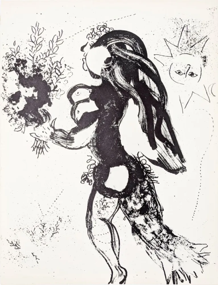 Lithografie Chagall - L'offrande