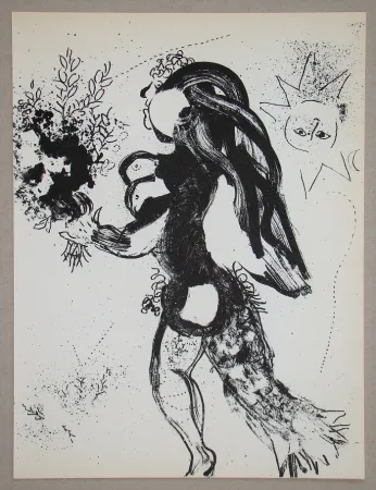 Lithografie Chagall - L'Offrande