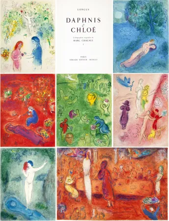 Geïllustreerd Boek Chagall - Longus. DAPHNIS & CHLOÉ (Paris, Tériade, 1961)