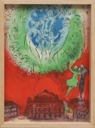 Lithografie Chagall - L'Opéra de Paris