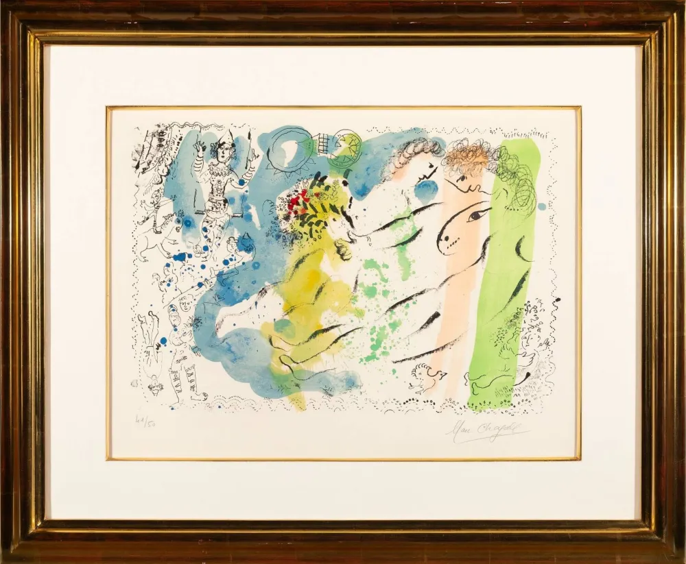 Lithografie Chagall - Lumiere du cirque (The Light of the Circus)