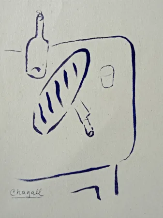 Geïllustreerd Boek Chagall - Marc Chagall -  Le Dur désir de durer - ÉLUARD PaulEdité par Bordas, Paris, 1950