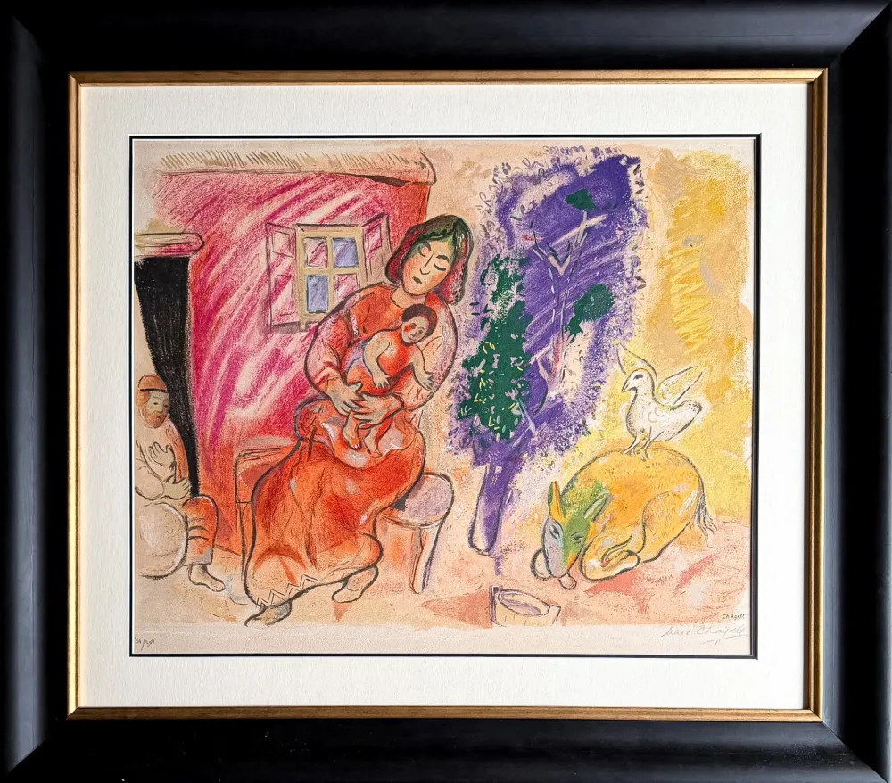 Lithografie Chagall - Maternité