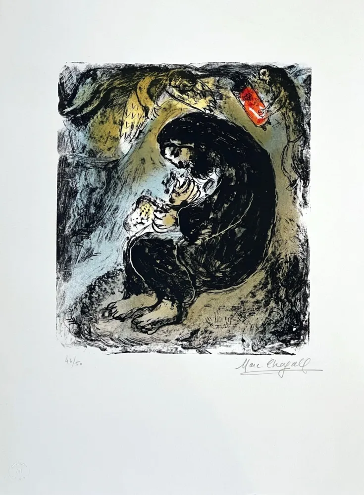 Lithografie Chagall - Méditation