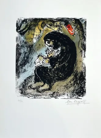 Lithografie Chagall - Méditation