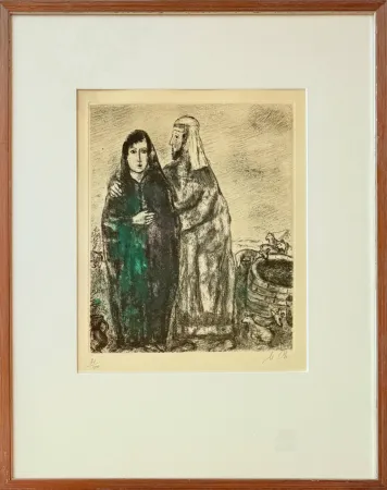 Ets Chagall - Meeting of Jacob and Rachel at the well
