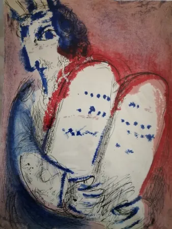 Lithografie Chagall - Moise