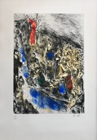 Ets Chagall - Moïse fait jaillir leau du rocher