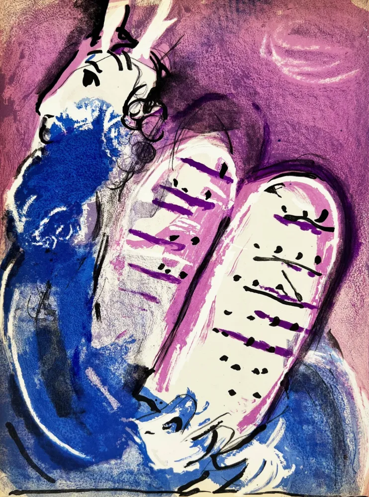 Lithografie Chagall - Moses II