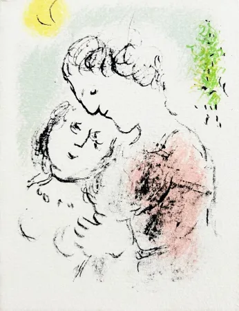 Lithografie Chagall - New Year's Card