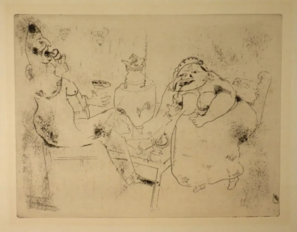 Ets Chagall - (Nicolas Gogol, Les Ames Mortes, 18)