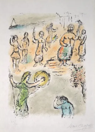 Lithografie Chagall - Odyssey - M754