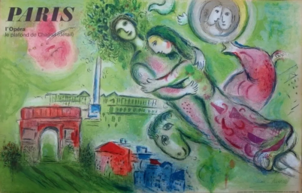 Lithografie Chagall - Opéra de Paris : Roméo et Julette #SIGNEE