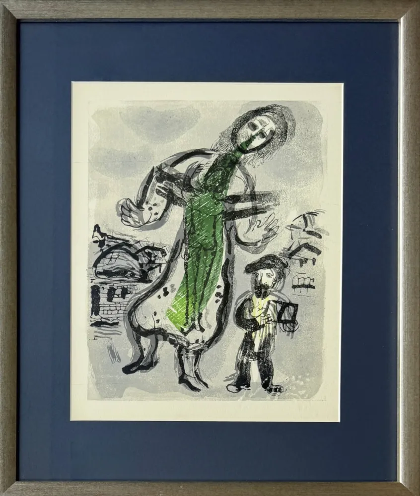 Houtsnede Chagall - Poèmes, Planche XIII