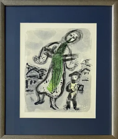 Houtsnede Chagall - Poèmes, Planche XIII
