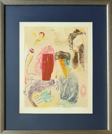 Houtsnede Chagall - Poèmes, Planche XXII (trial proof)