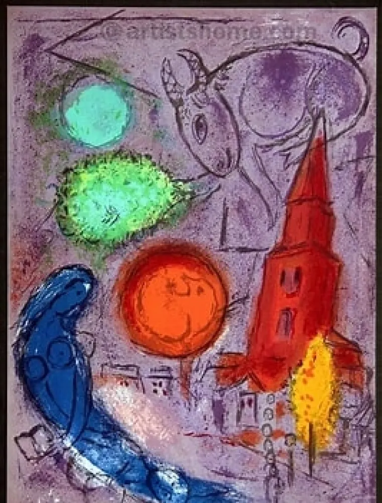 Geen Techniek Chagall - St,Germain des Pres