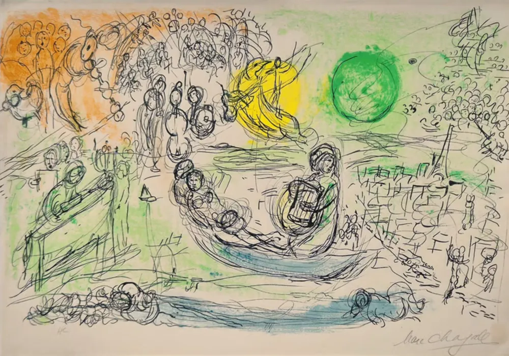Lithografie Chagall - The Concert