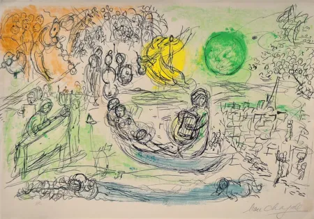 Lithografie Chagall - The Concert