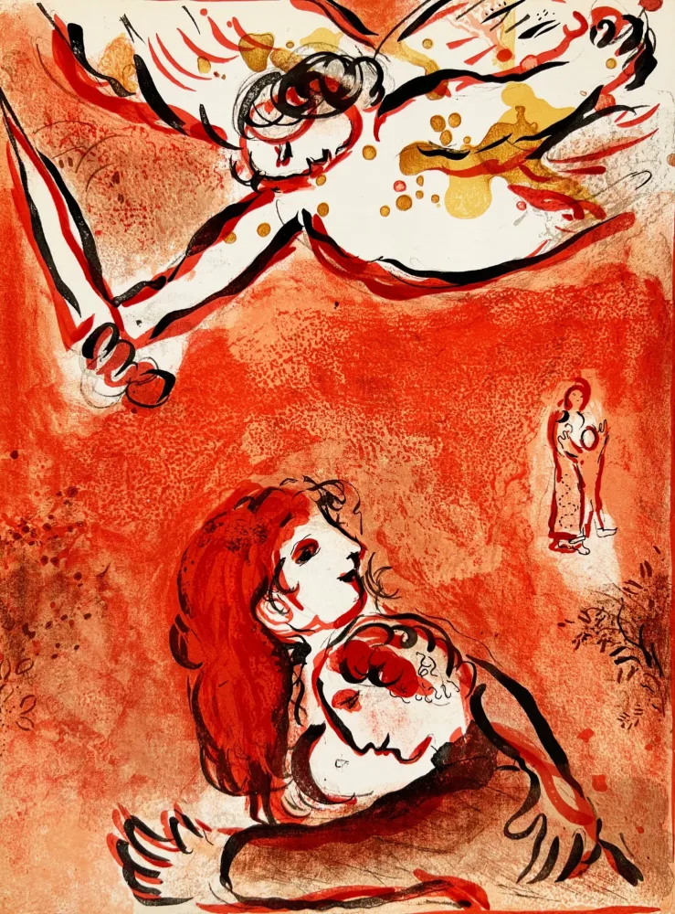 Lithografie Chagall - The Face of Israel