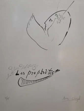 Lithografie Chagall - The Prophets
