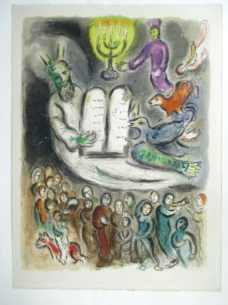 Lithografie Chagall - The Story of Exodus