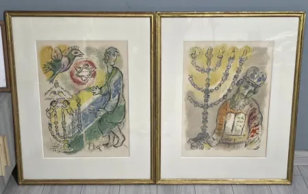 Lithografie Chagall - The Story of Exodus 1966